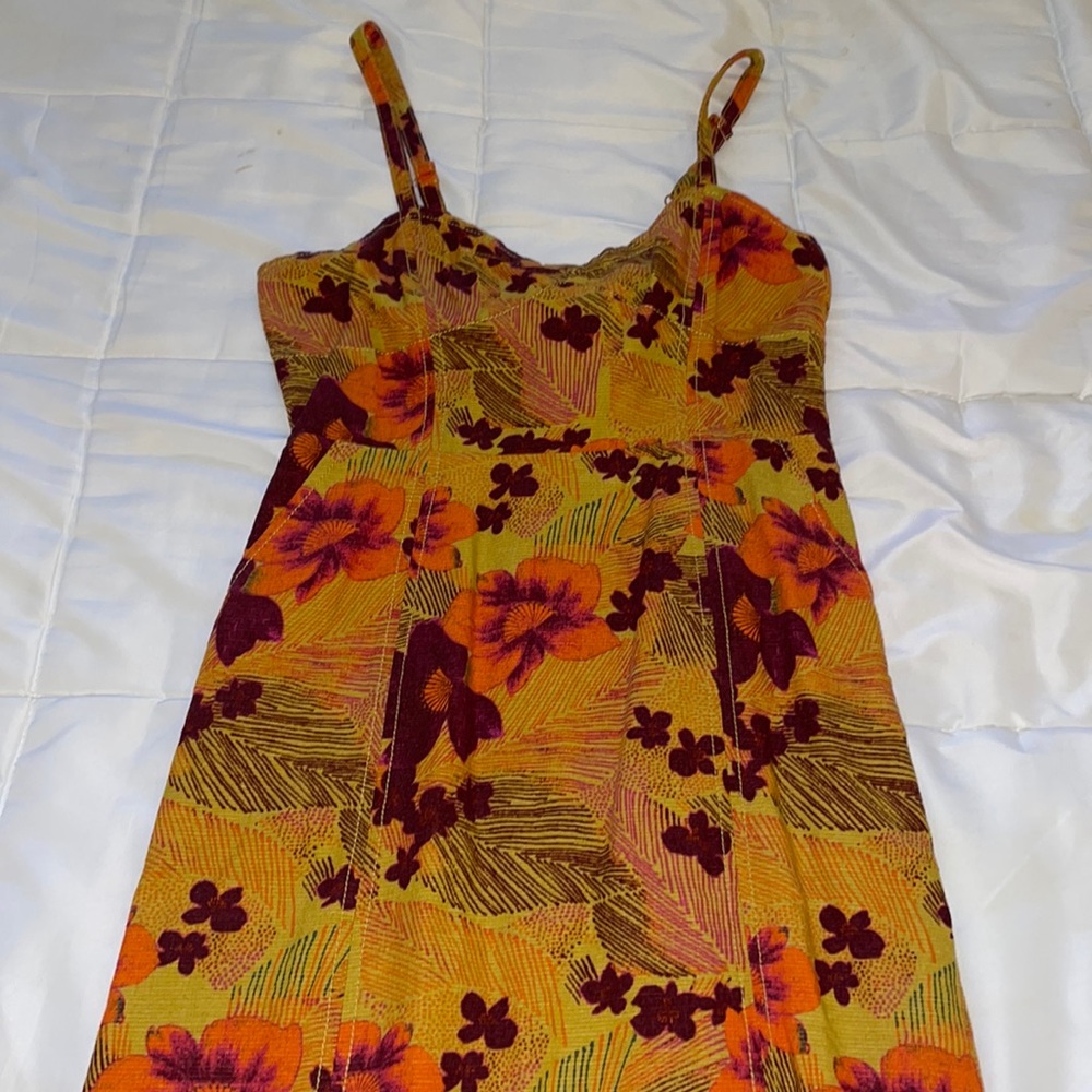 Urban Outfitters flowery mini dress with adjustable straps